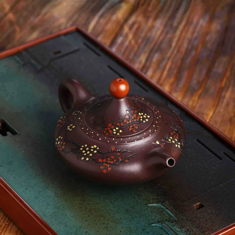 Full Handmade Yixing Zisha Teapot [Good Luck] (Lao Zi Ni - 270ml) - YIQIN TEA HOUSE | yiqinteahouse.com | 200-300ml, full handmade zisha teapot, new arrival, teapot, teaware