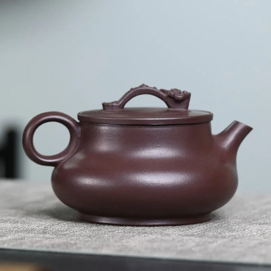 Full Handmade Yixing Zisha Teapot [Good Luck] (Lao Zi Ni - 320ml)