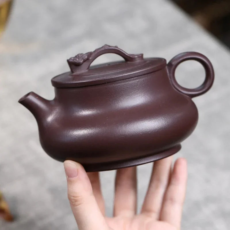 Teko Zisha Yixing Buatan Tangan Sepenuhnya [Good Luck] (Lao Zi Ni - 320ml)