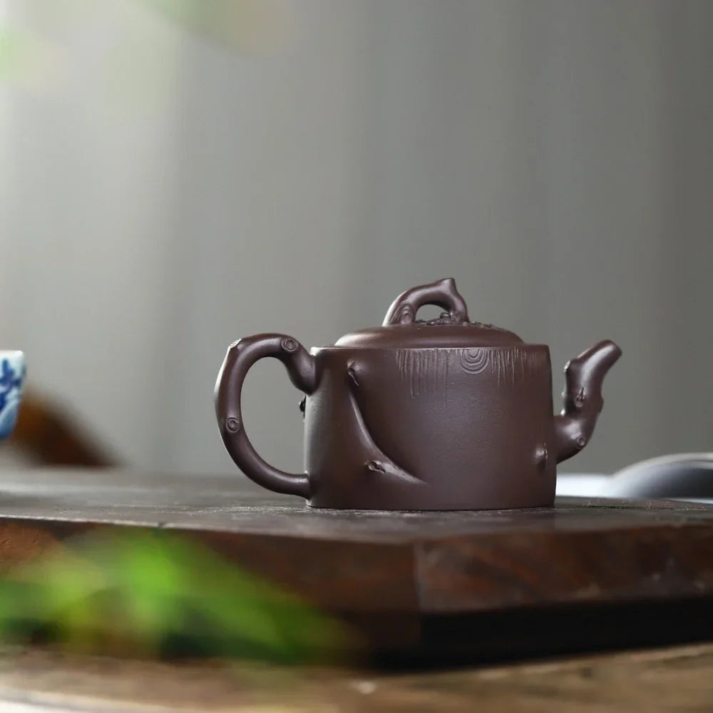 full-handmade-yixing-zisha-teapot-grape-stump-pot-lao-zi-ni-180ml-yiqin-tea-house-yiqinteahouse-com-2 - YIQIN TEA HOUSE 一沁茶舍 yiqinteahouse.com
