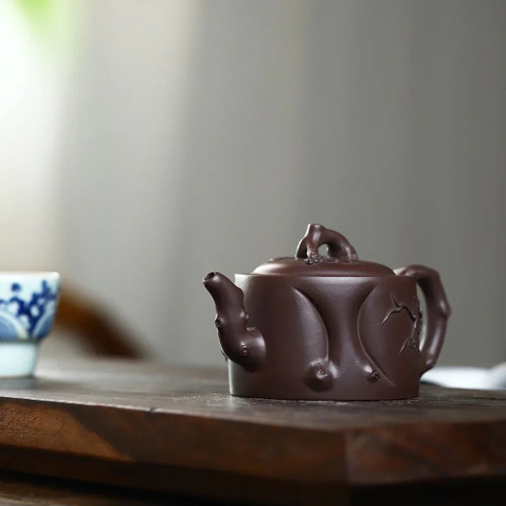 full-handmade-yixing-zisha-teapot-grape-stump-pot-lao-zi-ni-180ml-yiqin-tea-house-yiqinteahouse-com-4 - YIQIN TEA HOUSE 一沁茶舍 yiqinteahouse.com
