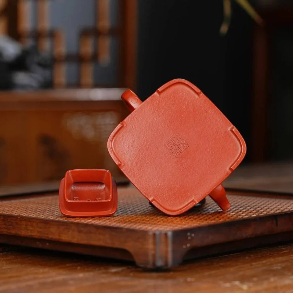full-handmade-yixing-zisha-teapot-gu-leng-pot-zhu-ni-140ml-yiqin-tea-house-yiqinteahouse-com-10 - YIQIN TEA HOUSE 一沁茶舍 yiqinteahouse.com