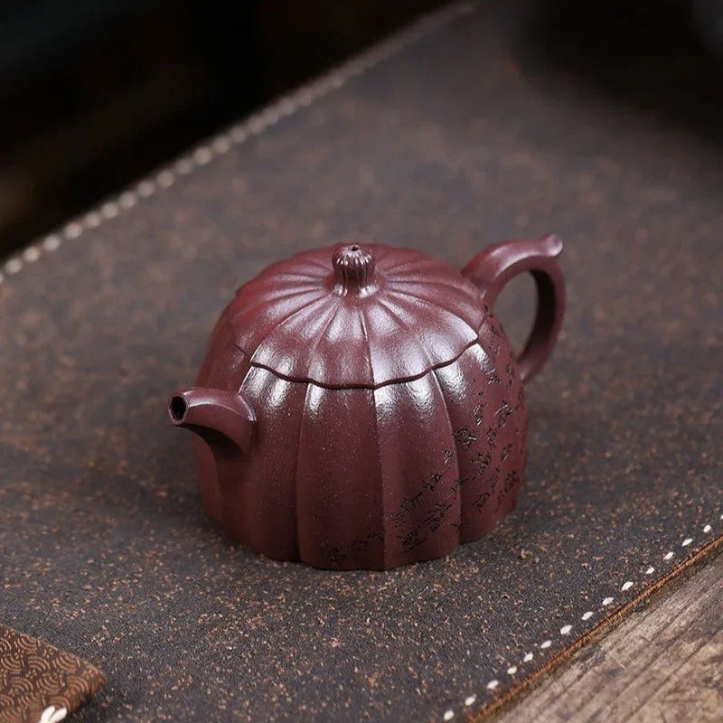 Teko Yixing Zisha Buatan Tangan Sepenuhnya [Gui Bao] (Zi Ni - 190ml)