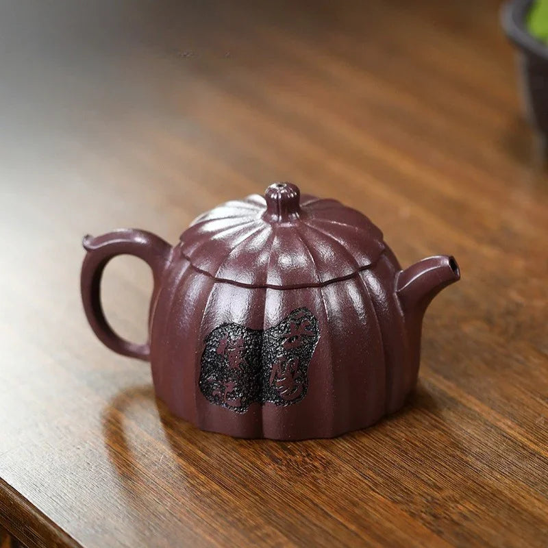 Teko Yixing Zisha Buatan Tangan Sepenuhnya [Gui Bao] (Zi Ni - 190ml)