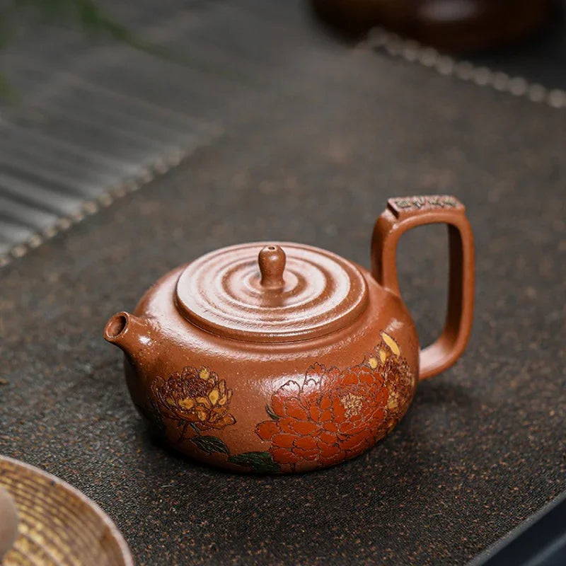 Teko Zisha Yixing Buatan Tangan Sepenuhnya [Guo Se Tian Xiang] (Jiang Po Ni - 180ml)