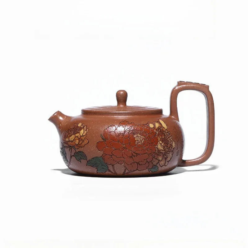 Teko Zisha Yixing Buatan Tangan Sepenuhnya [Guo Se Tian Xiang] (Jiang Po Ni - 180ml)