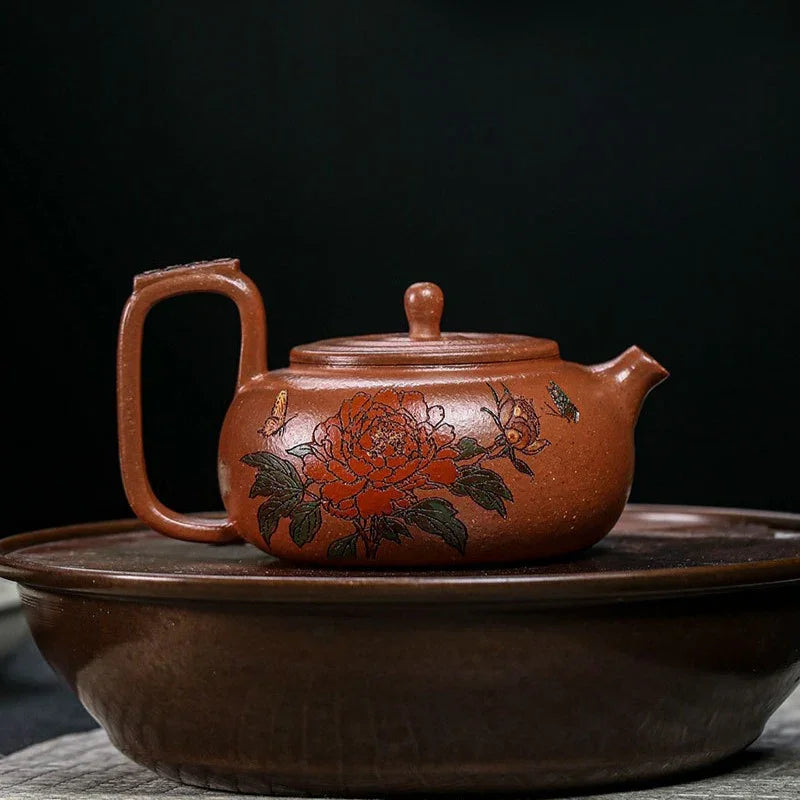 Teko Zisha Yixing Buatan Tangan Sepenuhnya [Guo Se Tian Xiang] (Jiang Po Ni - 180ml)