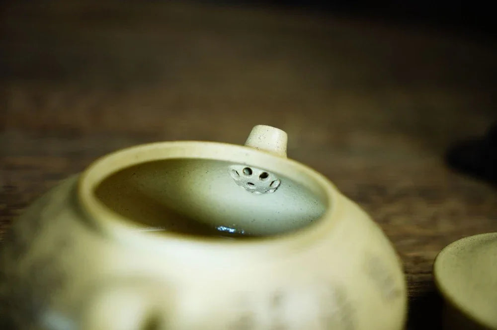 Full Handmade Yixing Zisha Teapot [Han Jiang Pot] (Bensan Lu Ni - 180ml) - YIQIN TEA HOUSE | yiqinteahouse.com | <200ml, full handmade zisha teapot, teapot, teaware