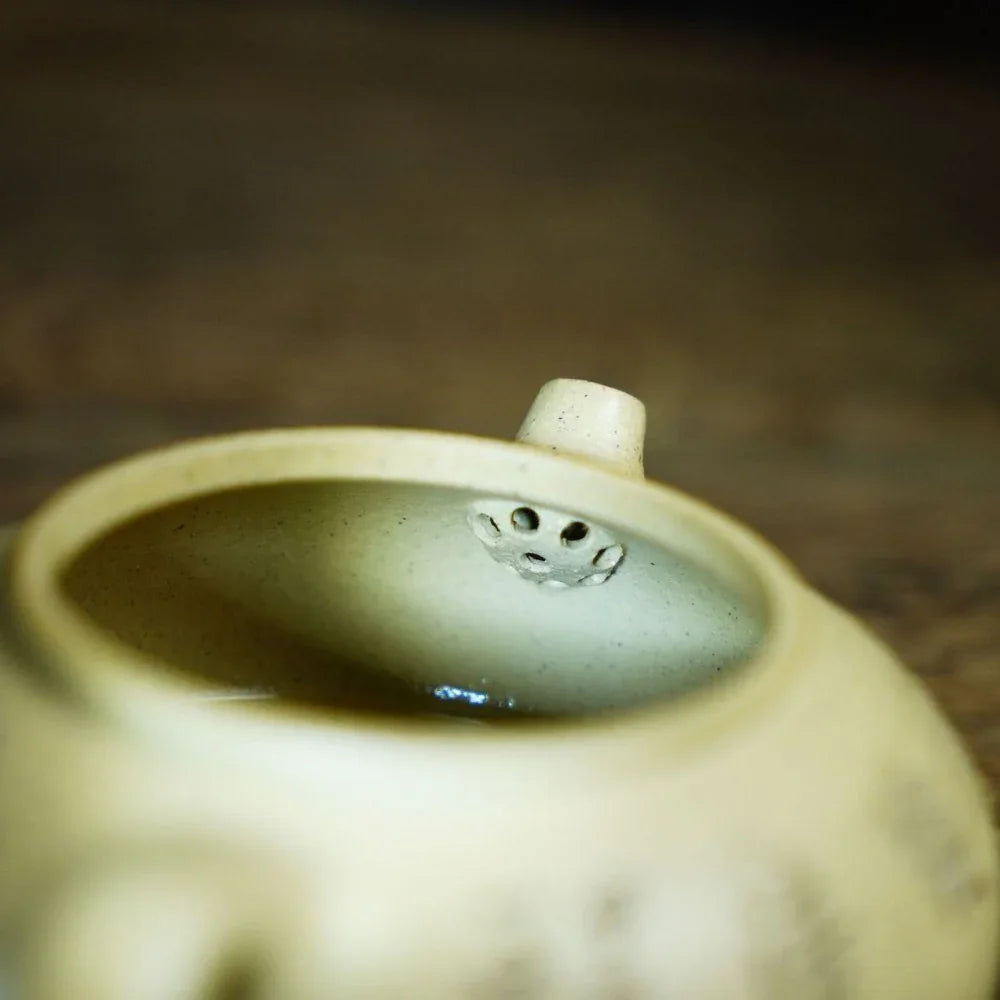 Full Handmade Yixing Zisha Teapot [Han Jiang Pot] (Bensan Lu Ni - 180ml) - YIQIN TEA HOUSE | yiqinteahouse.com | <200ml, full handmade zisha teapot, teapot, teaware