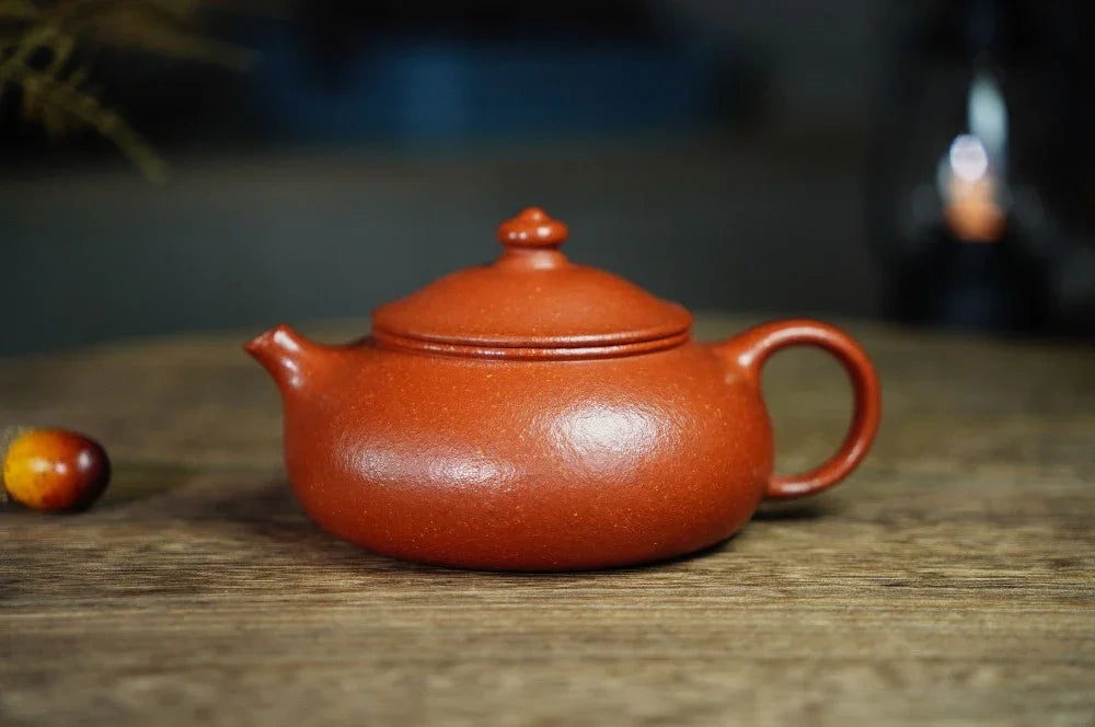 Full Handmade Yixing Zisha Teapot [Han Jiang Pot] (Li Pi Zhu Ni - 190ml) - YIQIN TEA HOUSE | yiqinteahouse.com | <200ml, full handmade zisha teapot, plain smooth, teapot, teaware