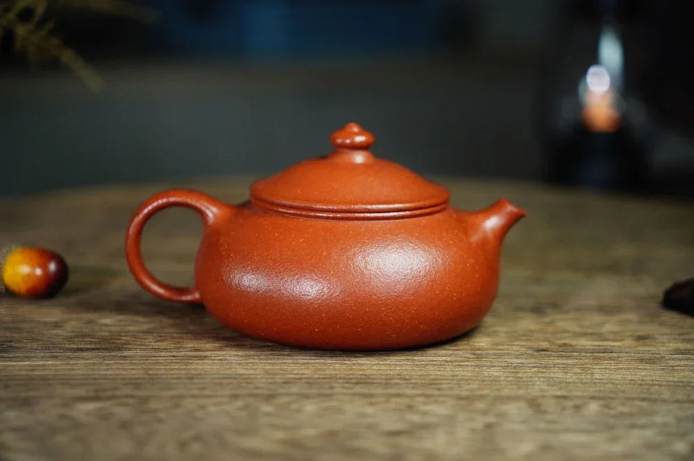 Full Handmade Yixing Zisha Teapot [Han Jiang Pot] (Li Pi Zhu Ni - 190ml) - YIQIN TEA HOUSE | yiqinteahouse.com | <200ml, full handmade zisha teapot, plain smooth, teapot, teaware