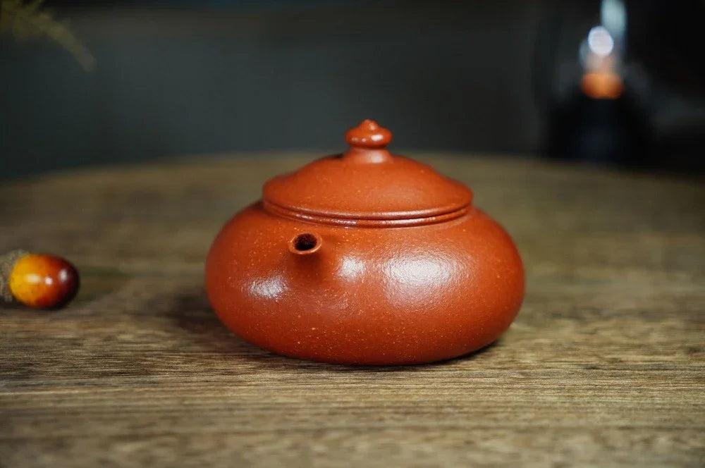 Full Handmade Yixing Zisha Teapot [Han Jiang Pot] (Li Pi Zhu Ni - 190ml) - YIQIN TEA HOUSE | yiqinteahouse.com | <200ml, full handmade zisha teapot, plain smooth, teapot, teaware