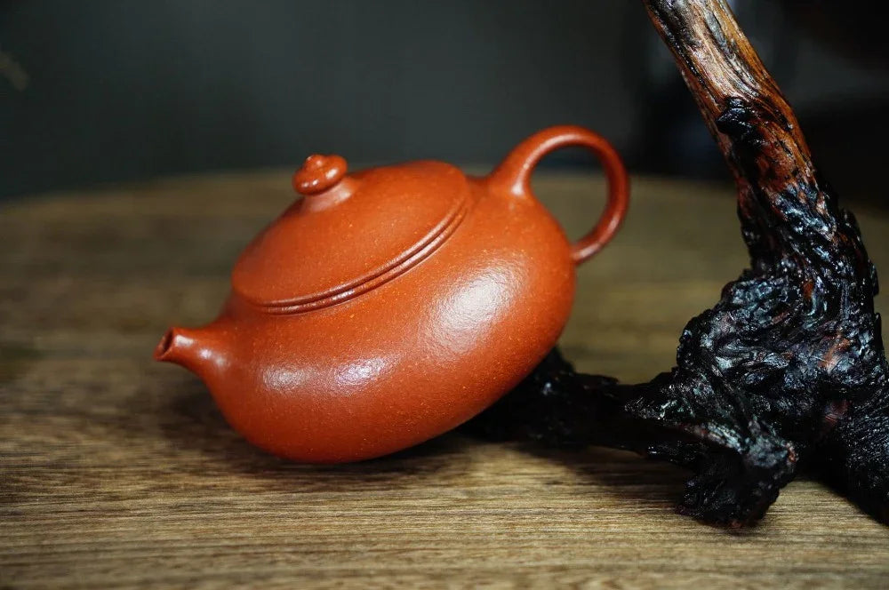 Full Handmade Yixing Zisha Teapot [Han Jiang Pot] (Li Pi Zhu Ni - 190ml) - YIQIN TEA HOUSE | yiqinteahouse.com | <200ml, full handmade zisha teapot, plain smooth, teapot, teaware