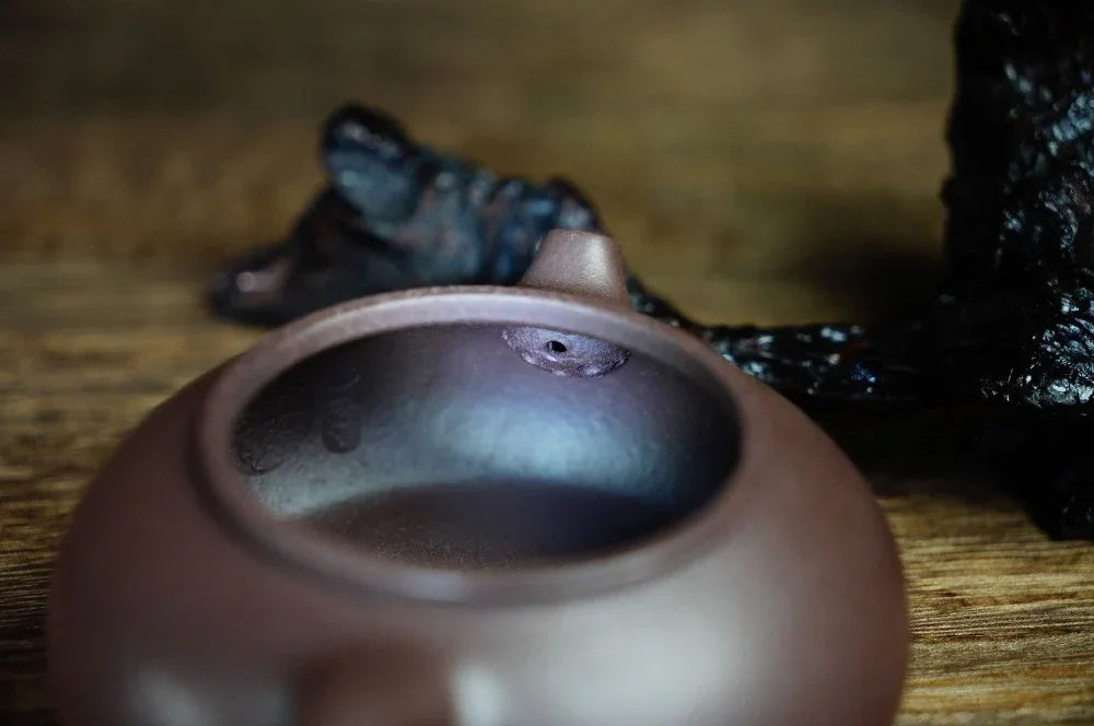 Full Handmade Yixing Zisha Teapot [Han Jiang Pot] (Zi Ni - 190ml) - YIQIN TEA HOUSE | yiqinteahouse.com | <200ml, full handmade zisha teapot, plain smooth, teapot, teaware