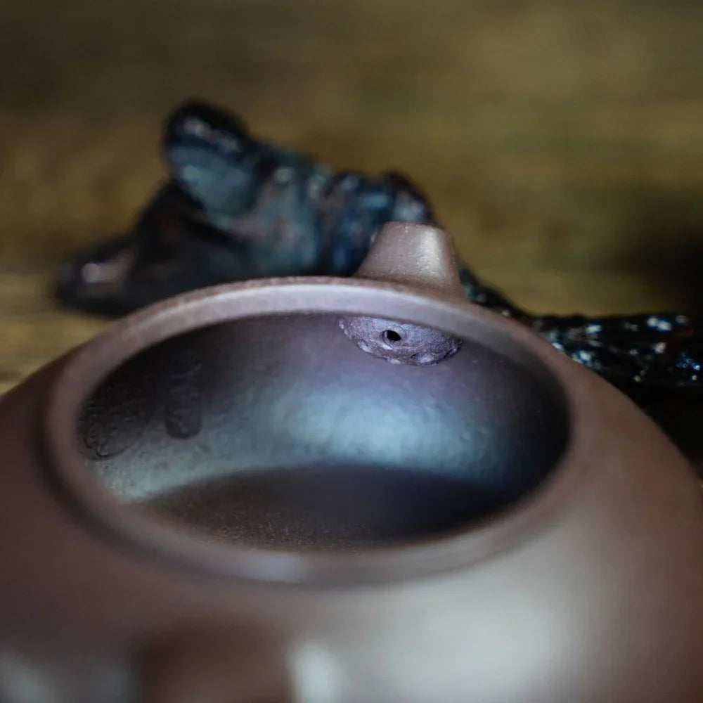 Full Handmade Yixing Zisha Teapot [Han Jiang Pot] (Zi Ni - 190ml) - YIQIN TEA HOUSE | yiqinteahouse.com | <200ml, full handmade zisha teapot, plain smooth, teapot, teaware
