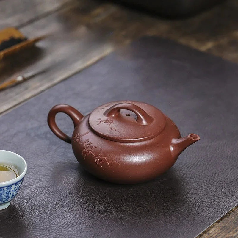Théière Yixing Zisha entièrement faite à la main [Han Xiang] (Hong Pi Long - 350 ml)