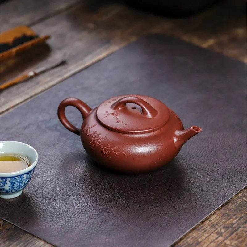 Théière Yixing Zisha entièrement faite à la main [Han Xiang] (Hong Pi Long - 350 ml)
