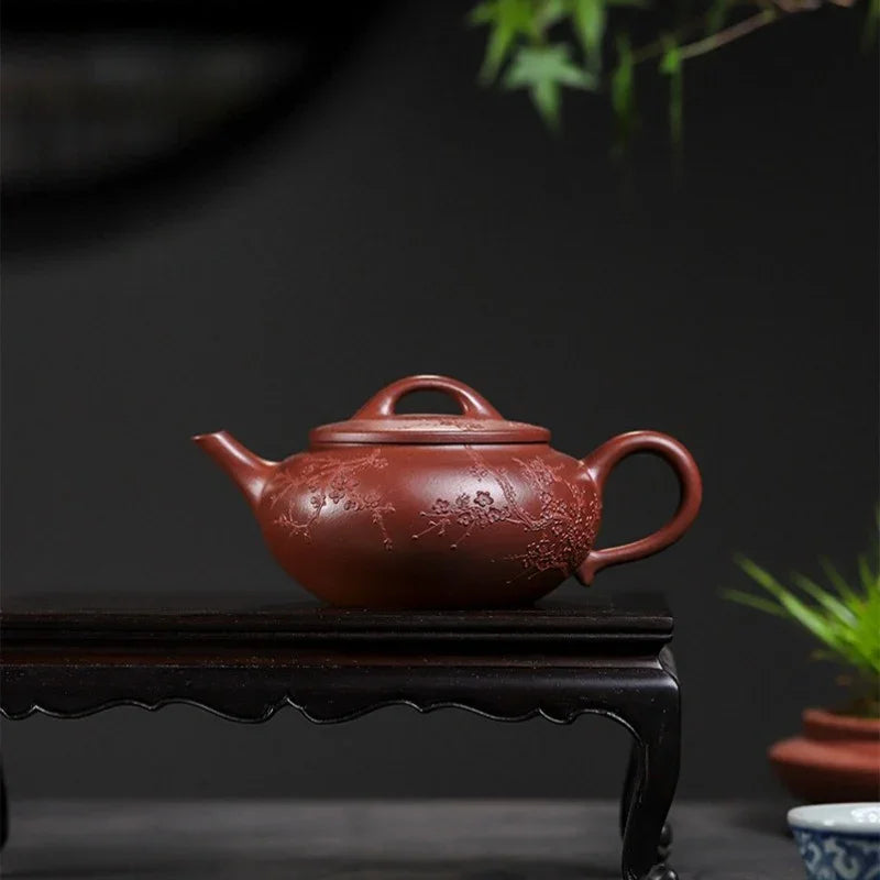 Théière Yixing Zisha entièrement faite à la main [Han Xiang] (Hong Pi Long - 350 ml)