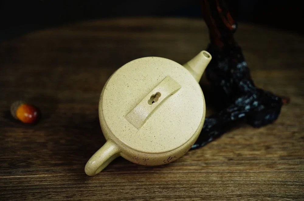 Full Handmade Yixing Zisha Teapot [Hanwa Pot] (Benson Lu Ni - 160ml) - YIQIN TEA HOUSE | yiqinteahouse.com | <200ml, full handmade zisha teapot, teapot, teaware