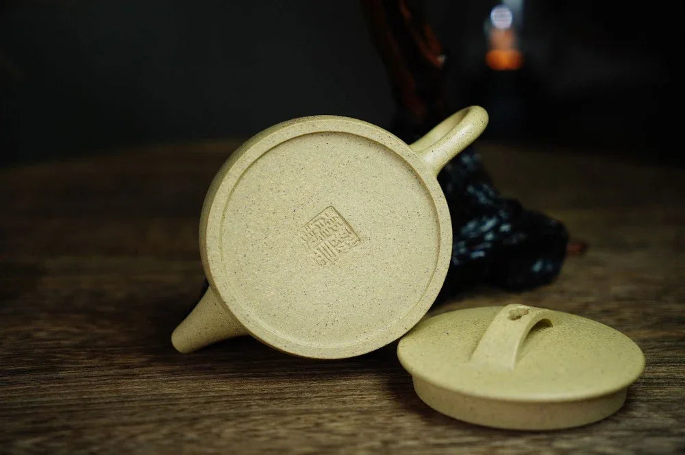 Full Handmade Yixing Zisha Teapot [Hanwa Pot] (Benson Lu Ni - 160ml) - YIQIN TEA HOUSE | yiqinteahouse.com | <200ml, full handmade zisha teapot, teapot, teaware