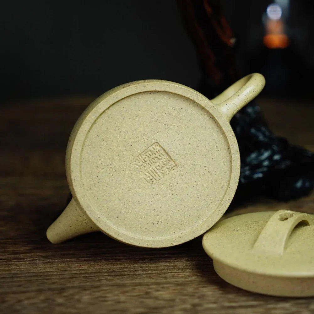 Full Handmade Yixing Zisha Teapot [Hanwa Pot] (Benson Lu Ni - 160ml) - YIQIN TEA HOUSE | yiqinteahouse.com | <200ml, full handmade zisha teapot, teapot, teaware