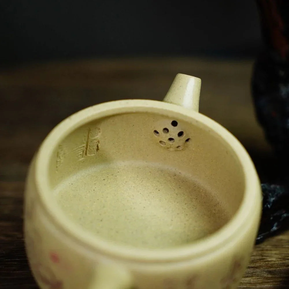 Full Handmade Yixing Zisha Teapot [Hanwa Pot] (Benson Lu Ni - 160ml) - YIQIN TEA HOUSE | yiqinteahouse.com | <200ml, full handmade zisha teapot, teapot, teaware
