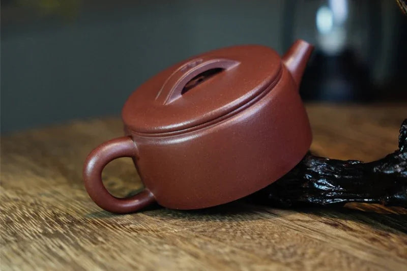 全手工宜兴紫砂茶壶[汉瓦壶] (底槽清- 110ml)