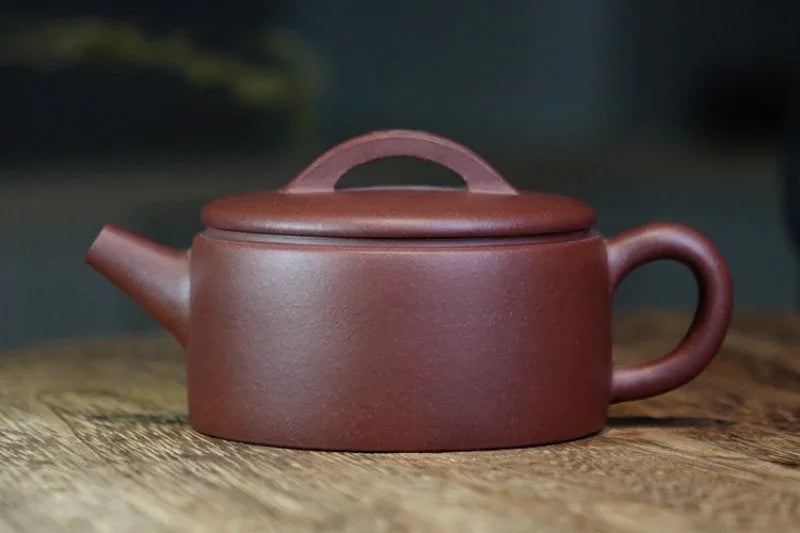 Teko Zisha Yixing Buatan Tangan Sepenuhnya [Periuk Hanwa] (Di Cao Qing - 180ml)