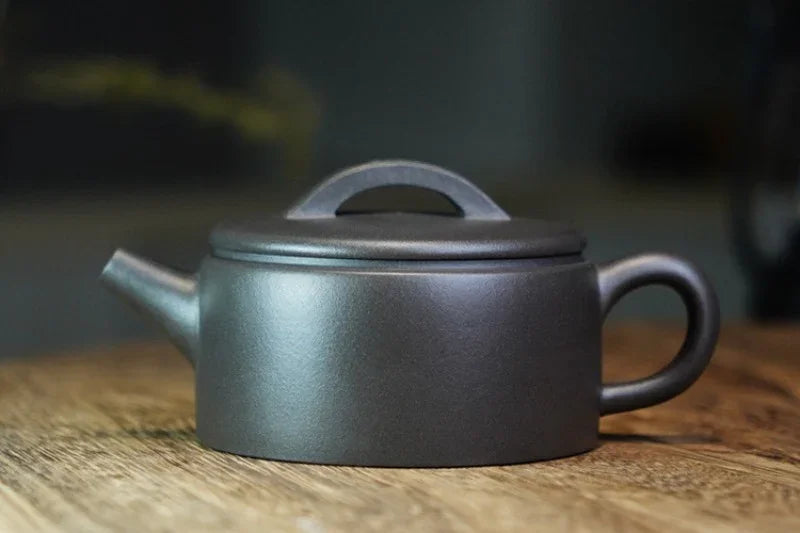 Teko Zisha Yixing Buatan Tangan Sepenuhnya [Hanwa Pot] (Qinghui Ni - 180ml)