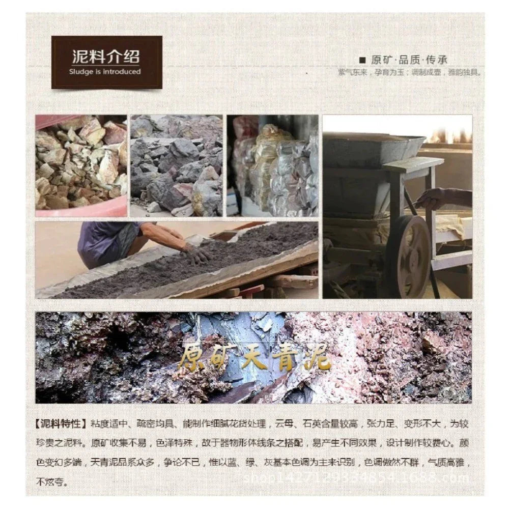 Full Handmade Yixing Zisha Teapot [Hanwa Pot] (Tian Qing Ni - 250ml) - YIQIN TEA HOUSE | yiqinteahouse.com | 200-300ml, full handmade zisha teapot, plain smooth, teapot, teaware