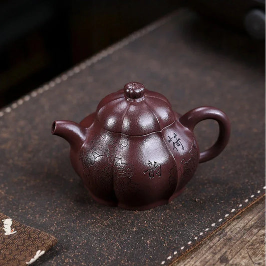 Teko Zisha Yixing Buatan Tangan Sepenuhnya [He Yun] (Zi Ni - 250ml)