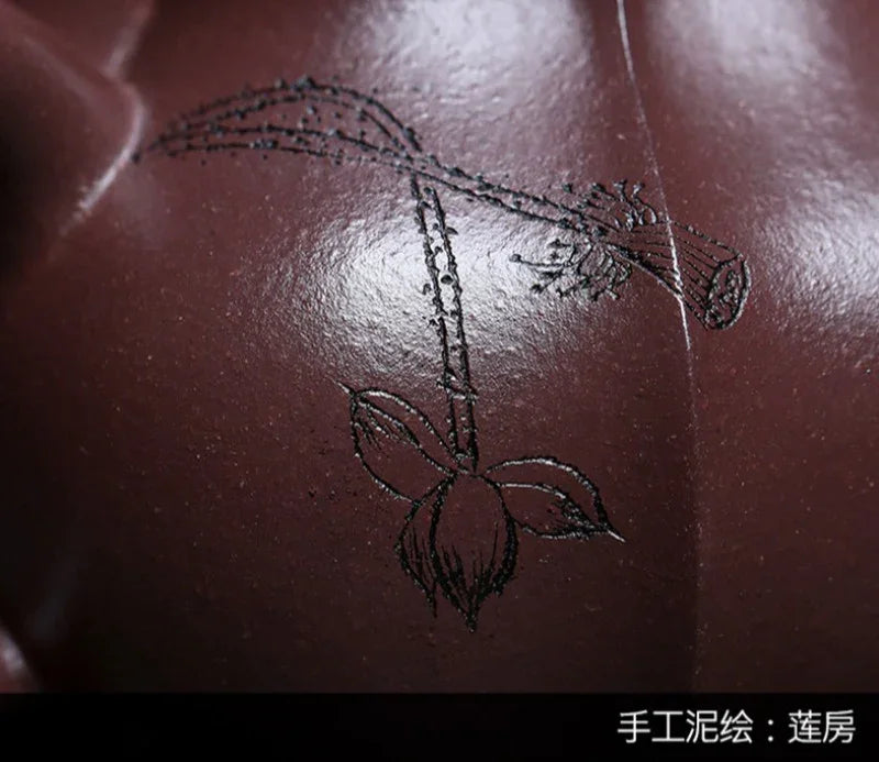 Teko Zisha Yixing Buatan Tangan Sepenuhnya [He Yun] (Zi Ni - 250ml)