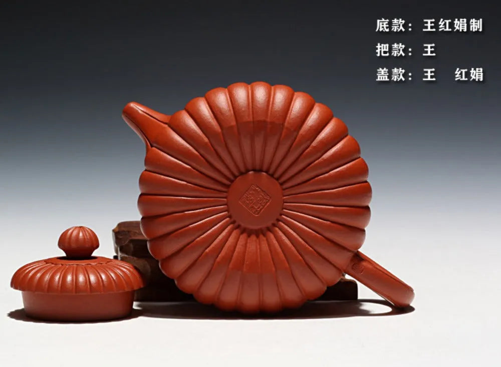 Full Handmade Yixing Zisha Teapot [Hehuan Jin Nang Pot] (Zhao Zhuang Zhu Ni - 210ml) - YIQIN TEA HOUSE | yiqinteahouse.com | 200-300ml, full handmade zisha teapot, new arrival, plain smooth, teapot, teaware