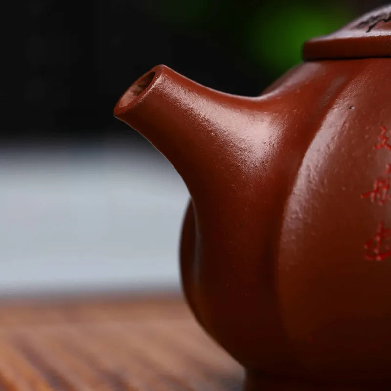 Full Handmade Yixing Zisha Teapot [Heqi Zhi Xiang] (Lao Zi Ni - 320ml) - YIQIN TEA HOUSE | yiqinteahouse.com | >300ml, full handmade zisha teapot, new arrival, teapot, teaware