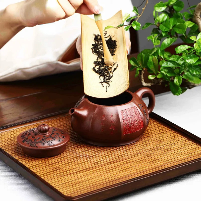 Full Handmade Yixing Zisha Teapot [Heqi Zhi Xiang] (Lao Zi Ni - 320ml) - YIQIN TEA HOUSE | yiqinteahouse.com | >300ml, full handmade zisha teapot, new arrival, teapot, teaware