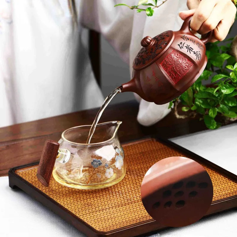 Full Handmade Yixing Zisha Teapot [Heqi Zhi Xiang] (Lao Zi Ni - 320ml) - YIQIN TEA HOUSE | yiqinteahouse.com | >300ml, full handmade zisha teapot, new arrival, teapot, teaware