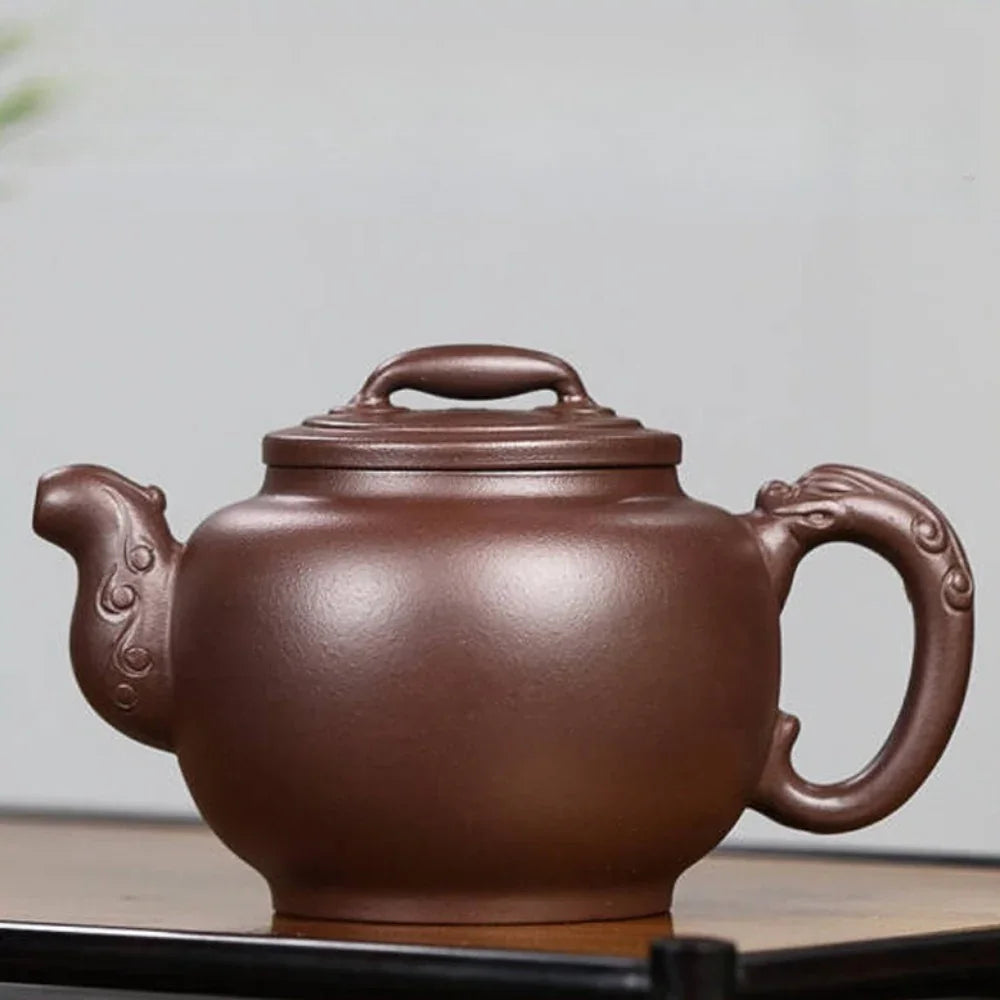 Teko Zisha Yixing Buatan Tangan Sepenuhnya [Hong Fu Pot] (Zi Ni - 270ml)