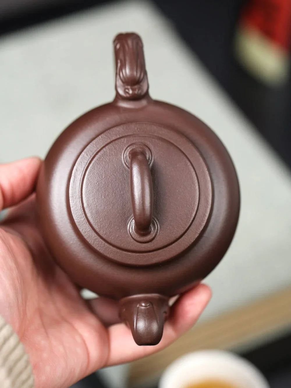 Teko Zisha Yixing Buatan Tangan Sepenuhnya [Hong Fu Pot] (Zi Ni - 270ml)