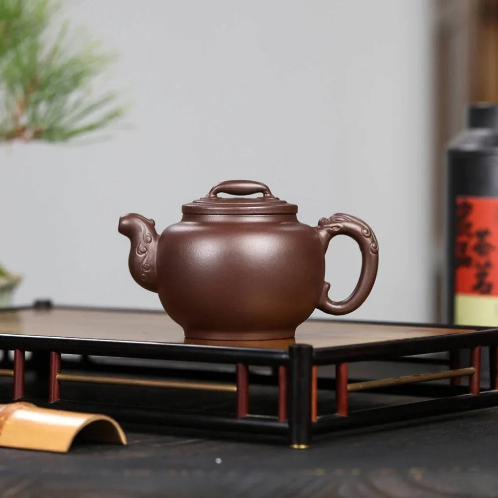 Teko Zisha Yixing Buatan Tangan Sepenuhnya [Hong Fu Pot] (Zi Ni - 270ml)