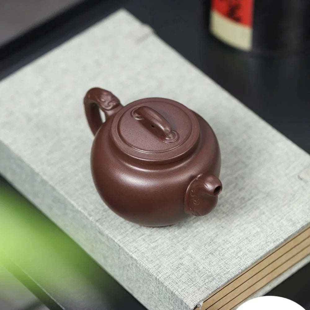 Teko Zisha Yixing Buatan Tangan Sepenuhnya [Hong Fu Pot] (Zi Ni - 270ml)