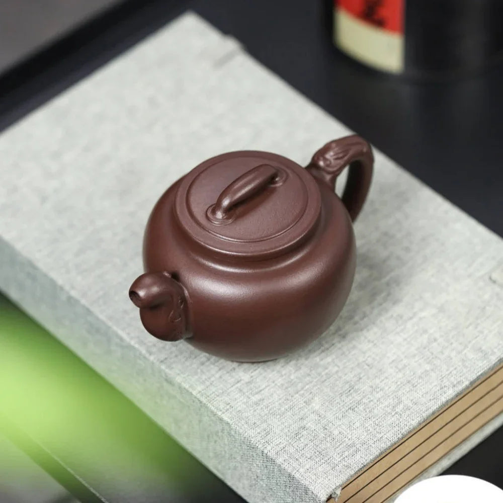Teko Zisha Yixing Buatan Tangan Sepenuhnya [Hong Fu Pot] (Zi Ni - 270ml)