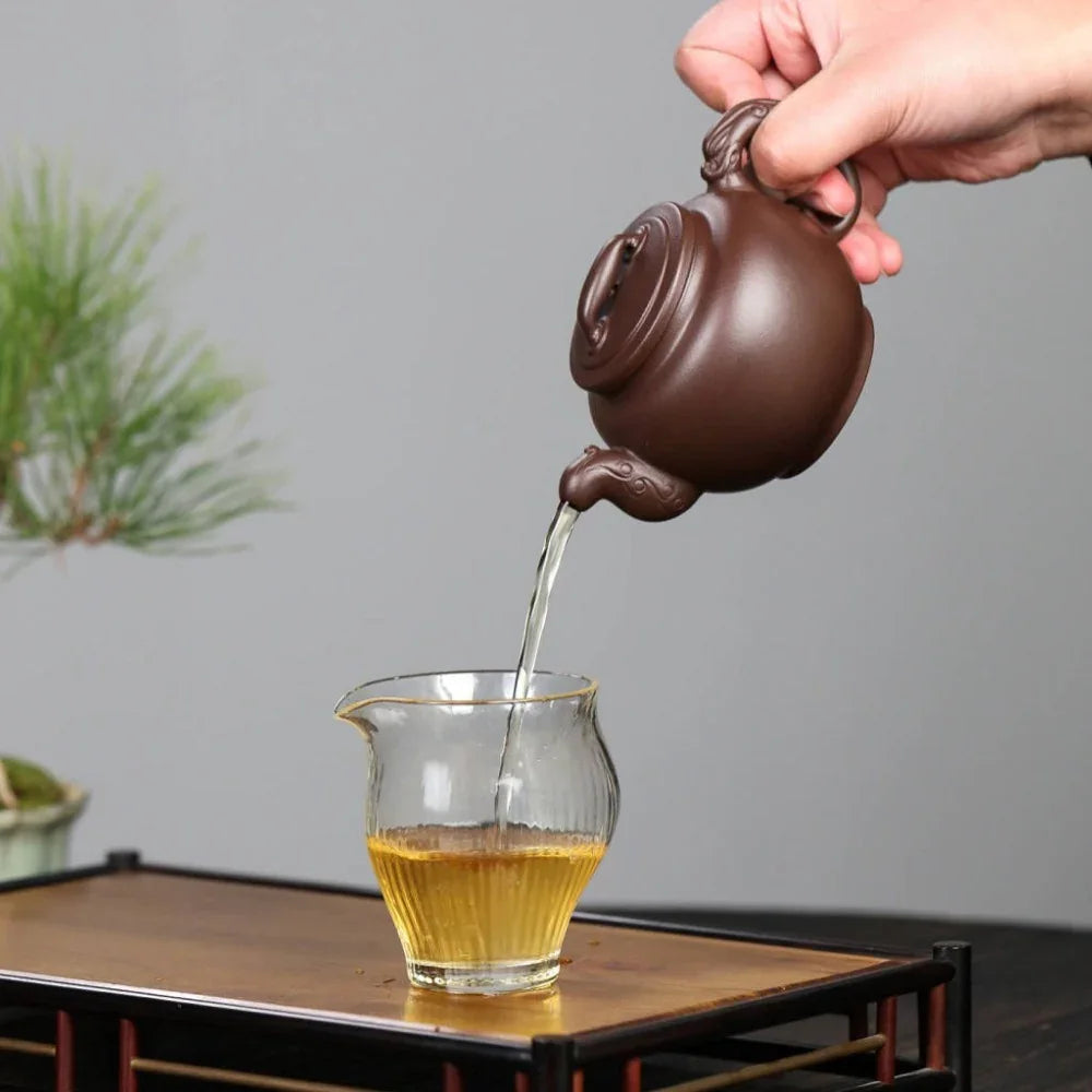 Teko Zisha Yixing Buatan Tangan Sepenuhnya [Hong Fu Pot] (Zi Ni - 270ml)