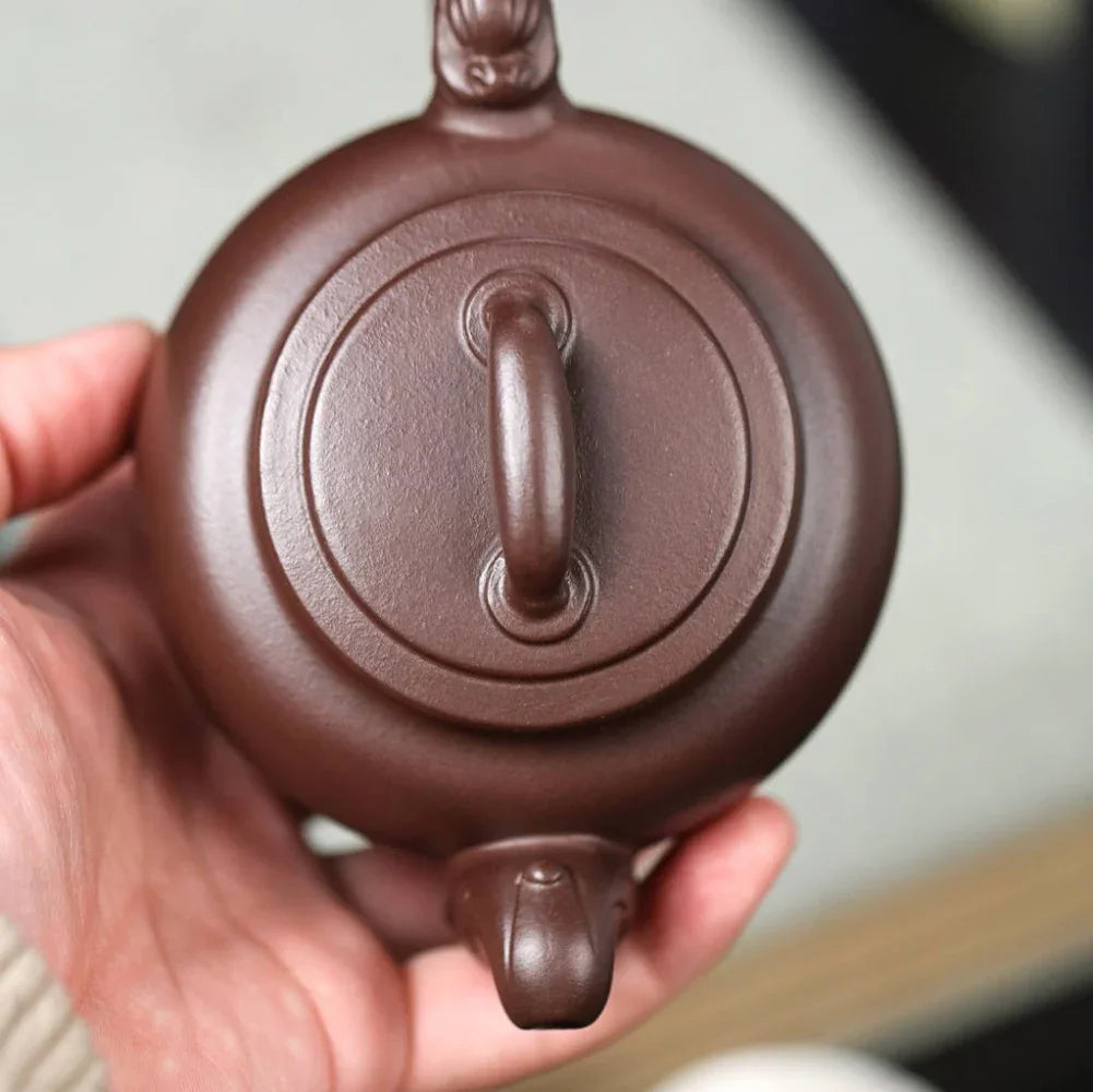 Teko Zisha Yixing Buatan Tangan Sepenuhnya [Hong Fu Pot] (Zi Ni - 270ml)