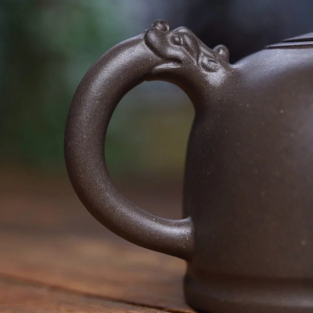 Teko Zisha Yixing Buatan Tangan Sepenuhnya [Hun Fang Jing Lan Pot] (Qinghui Ni - 460ml)