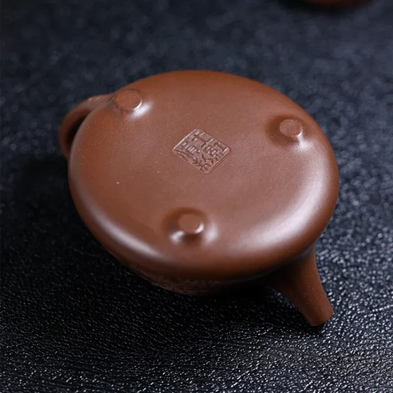 full-handmade-yixing-zisha-teapot-jiangnan-ziye-shi-piao-lao-zi-ni-120ml-yiqin-tea-house-yiqinteahouse-com-6 - YIQIN TEA HOUSE 一沁茶舍 yiqinteahouse.com