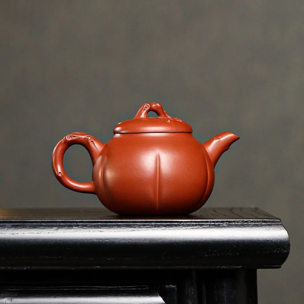 Full Handmade Yixing Zisha Teapot [Jin Mei Pot] (Qing Shui Ni - 220ml) - YIQIN TEA HOUSE | yiqinteahouse.com | 200-300ml, full handmade zisha teapot, new arrival, teapot, teaware