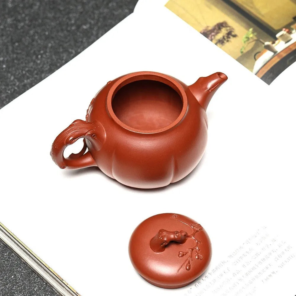 Full Handmade Yixing Zisha Teapot [Jin Mei Pot] (Qing Shui Ni - 220ml) - YIQIN TEA HOUSE | yiqinteahouse.com | 200-300ml, full handmade zisha teapot, new arrival, teapot, teaware