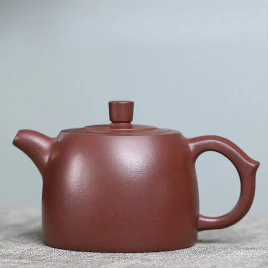 Teko Zisha Yixing Buatan Tangan Sepenuhnya [Jing Lan Pot] (Zi Ni - 280ml)