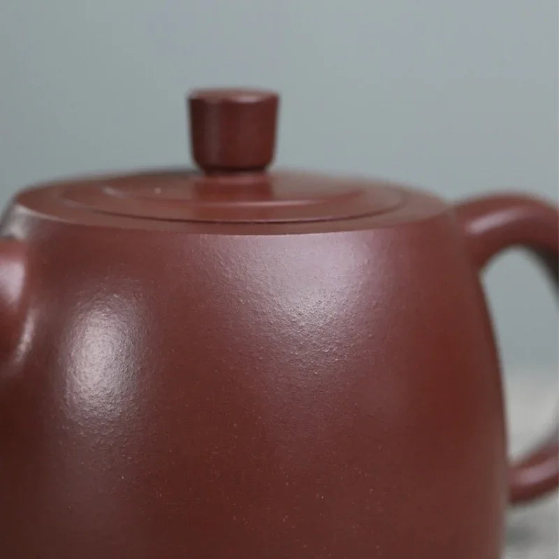 Teko Zisha Yixing Buatan Tangan Sepenuhnya [Jing Lan Pot] (Zi Ni - 280ml)