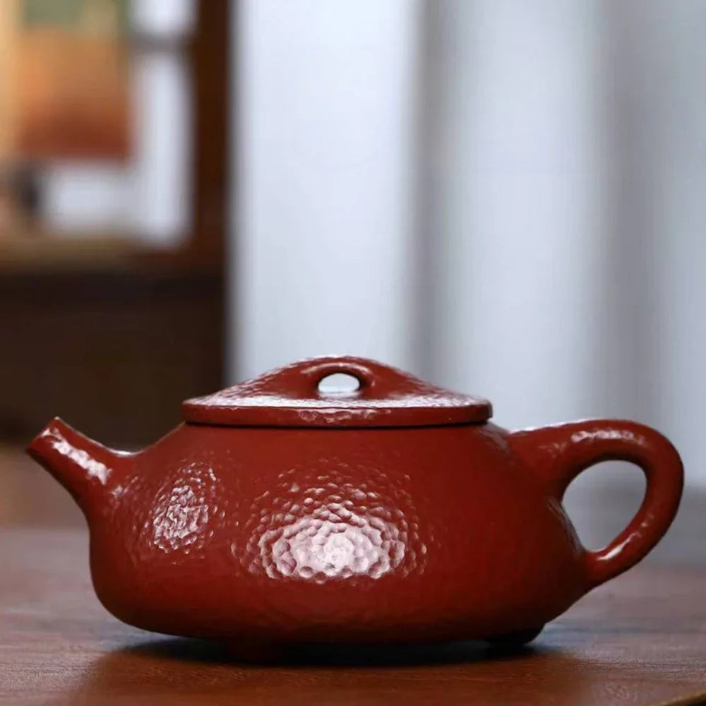 Full Handmade Yixing Zisha Teapot [Jingzhou Shi Piao Pot] (Dahongpao - 220ml)